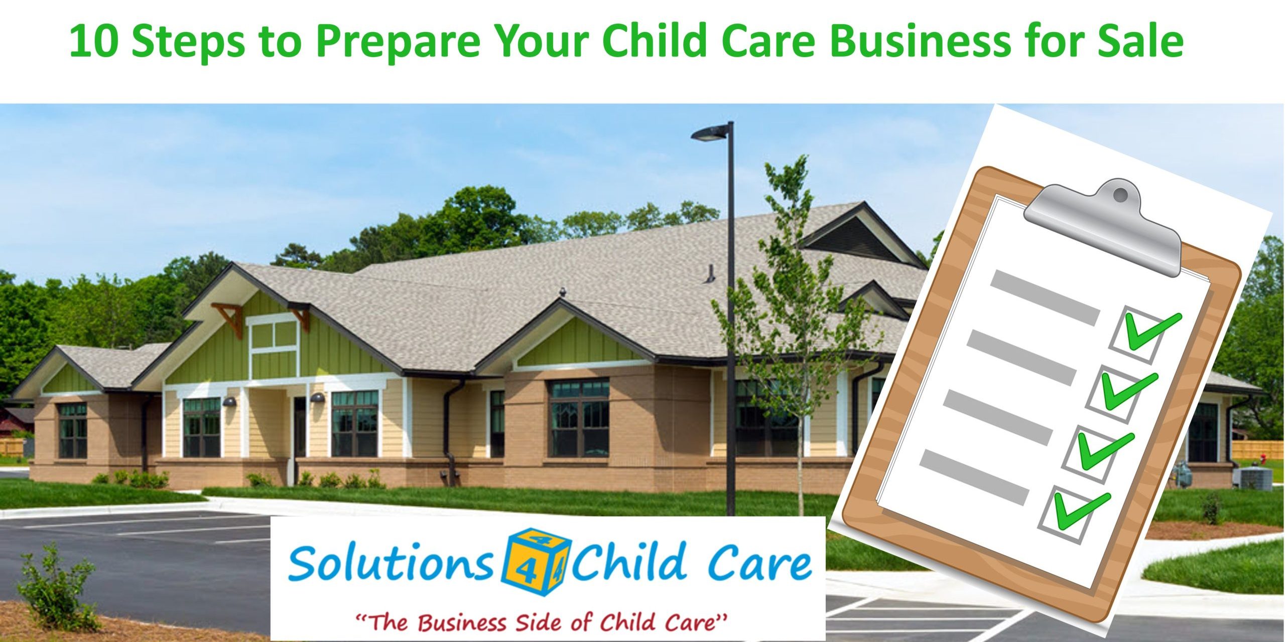 Prepare Your Child Care Business For Sale