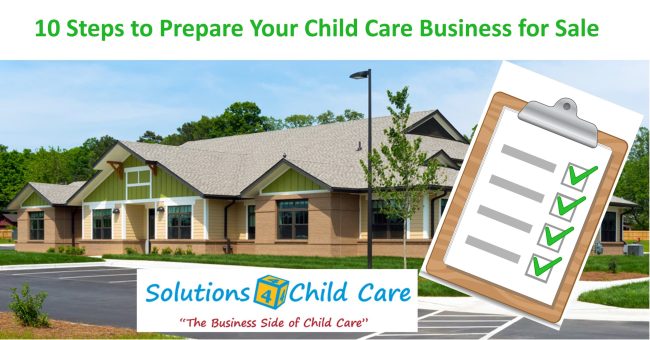 Prepare Your Child Care Business For Sale