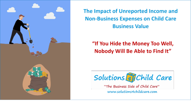 Child Care Hiding the Money Child Care Business and Unreported Income