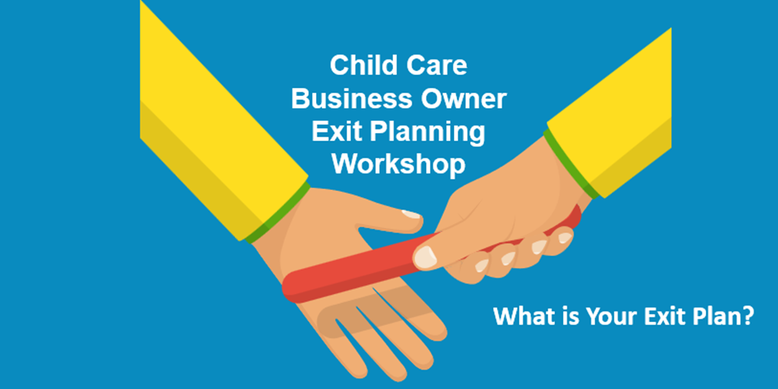 child care exit planning banner